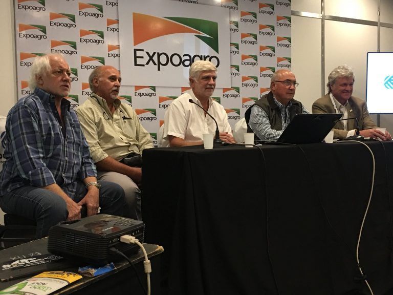Las Cuatro Cadenas Productivas advirtieron en Expoagro sobre alcance de la Sequía.