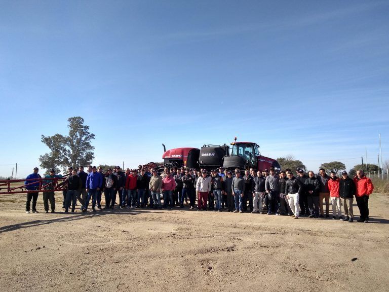 Case IH puso a prueba la eficiencia de sus pulverizadoras