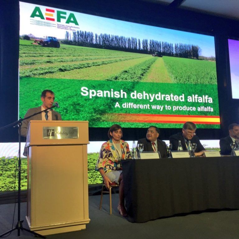 La Experiencia de España con Alfalfa Deshidratada que pudo verse en Córdoba.