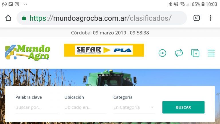 En MundoAgroCba sumamos  Clasificados a las Noticias del Campo