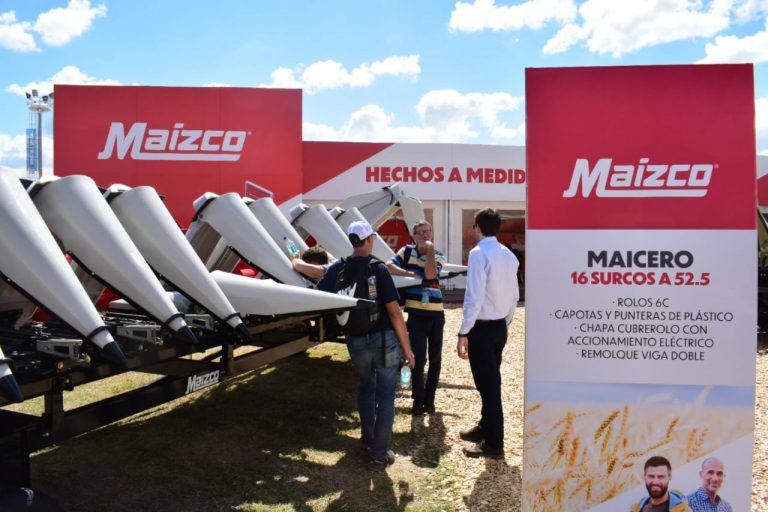 Maizco presentó sus cabezales a la medida del productor en Expoagro