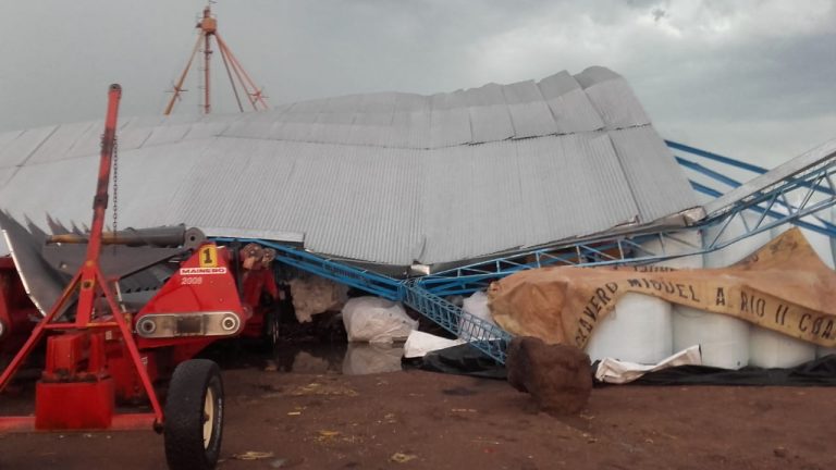 Fuerte tornado afectó varias localidades y campos del Norte de Córdoba