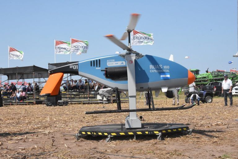 El helicóptero autónomo para agricultura que es furor en Expoagro 2020