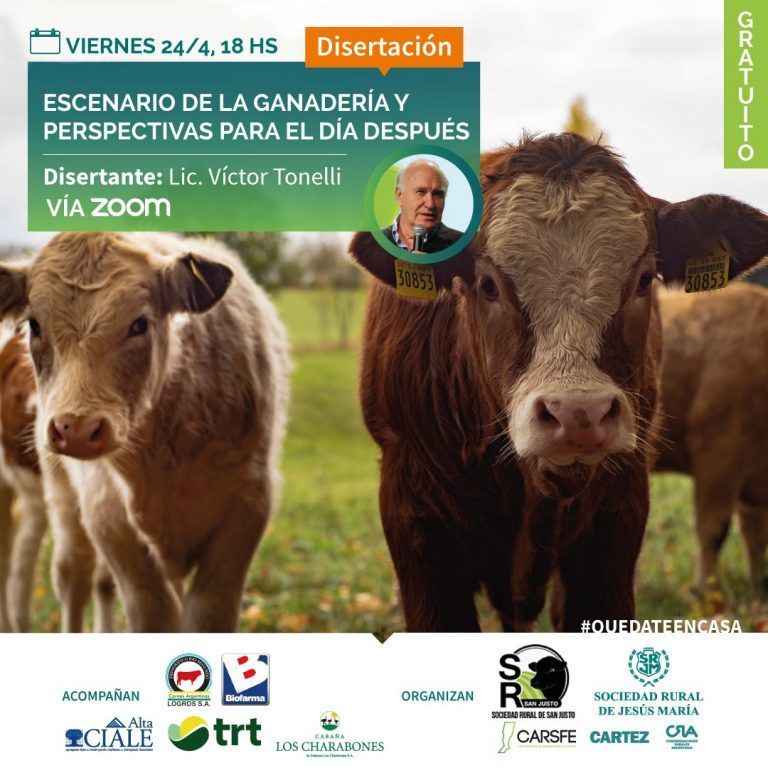 Rural Jesús María convoca a charla On Line con Victor Tonelli