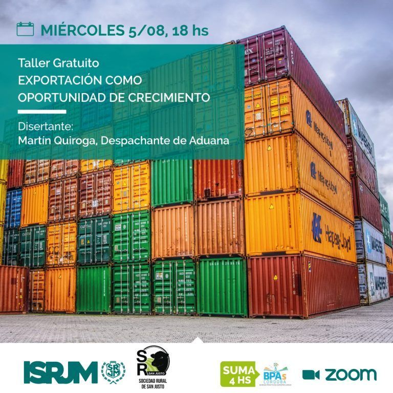 Sociedad Rural de Jesús María capacita sobre Exportaciones