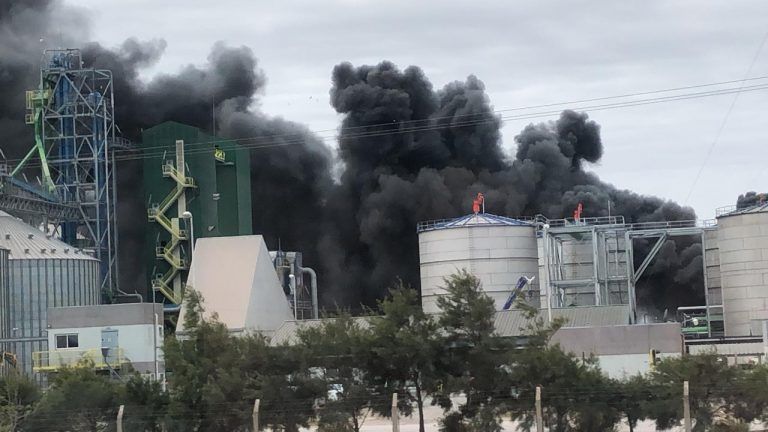 ACA Bio: Incendio en obra sin consecuencias graves