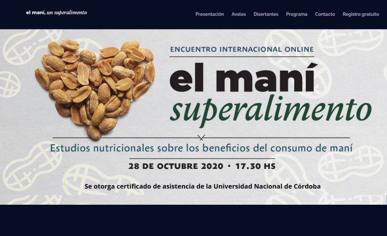 Encuentro internacional online “El maní superalimento”