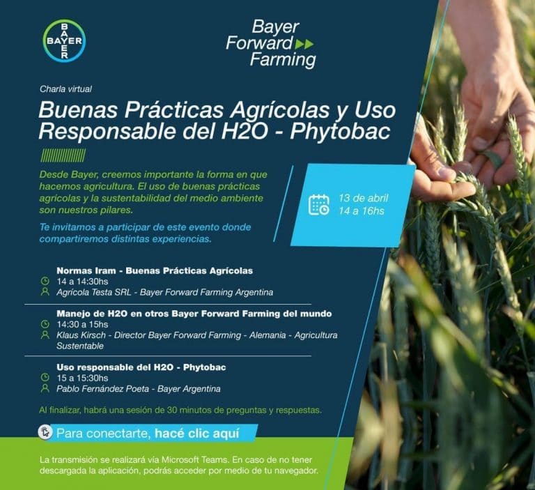 Bayer realizará una jornada sobre BPA y uso responsable de H2O