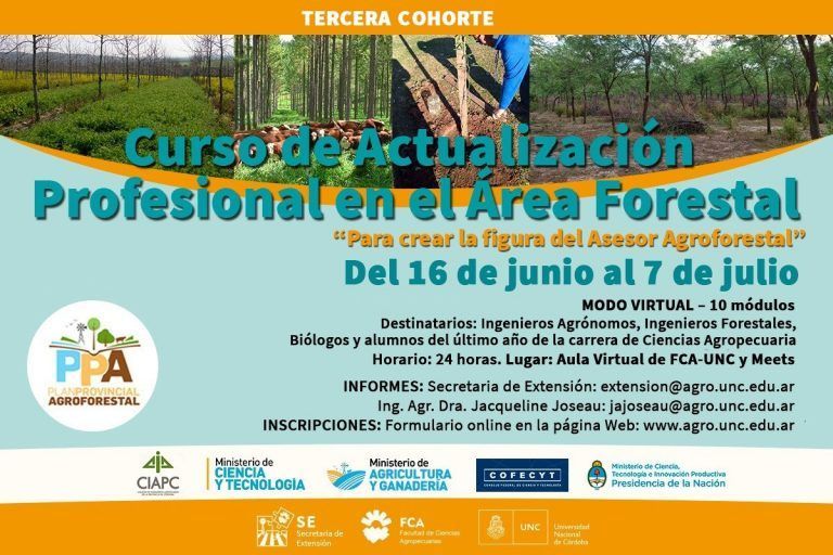 Curso de Actualización en el Área Forestal 2021
