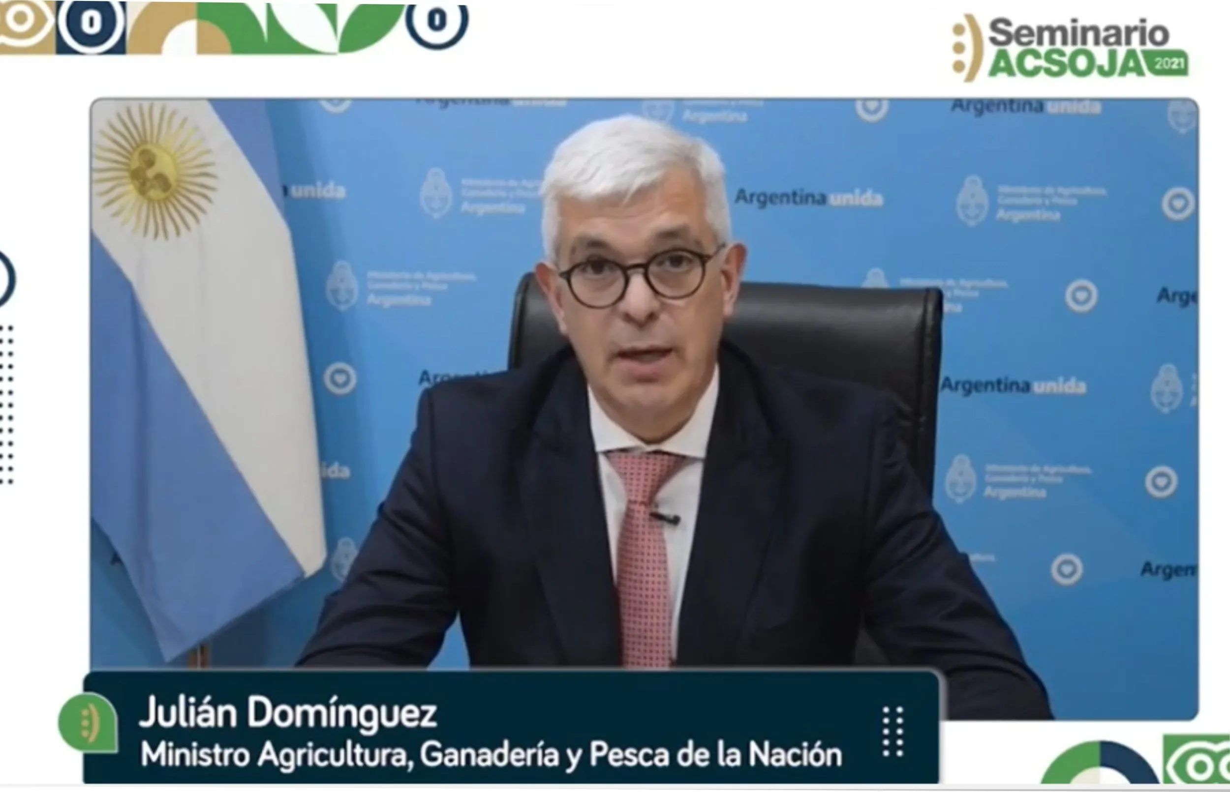 Julián Domínguez hablo en la apertura del Seminario Acsoja