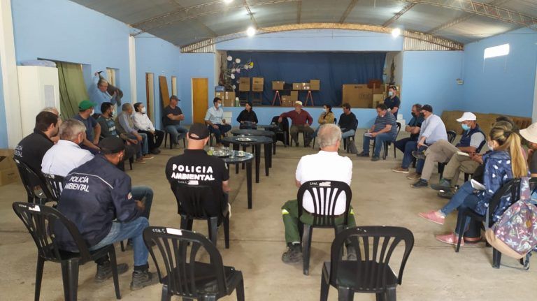 Incendios: operativos para relevar daños en establecimientos agropecuarios