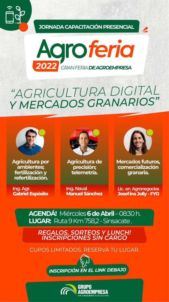 Agroempresa presenta Jornada de Capacitación en el marco de su Agroferia
