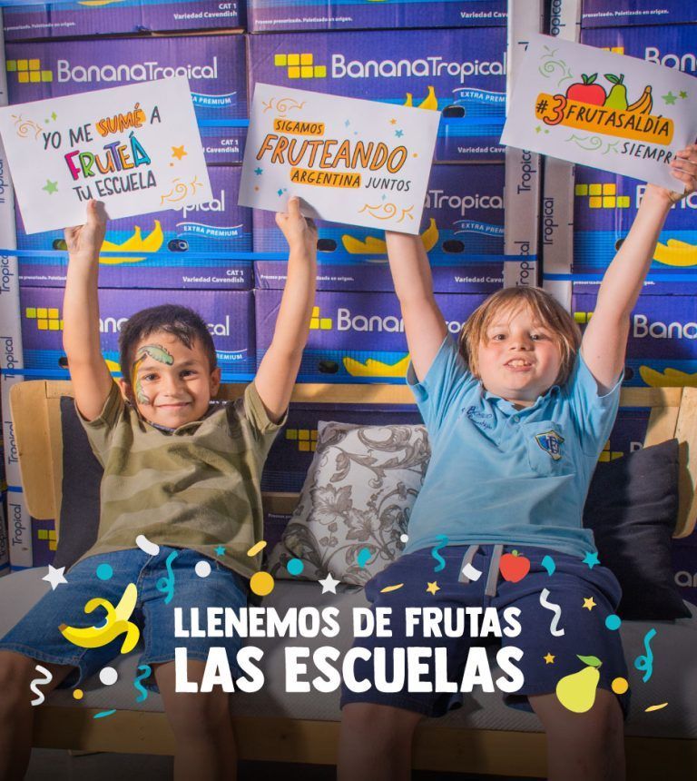 «Fruteá tu escuela 2022» sigue con su meta de incorporar frutas en las Escuelas