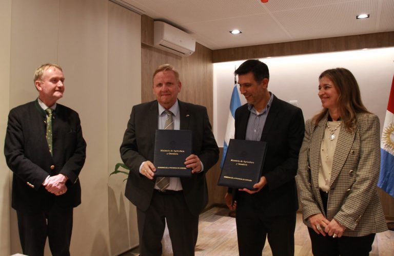 Modelo cordobés: Agricultura firmó convenio con Alemania para producción sustentable