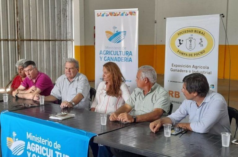 Incendios: Busso se reunió en Ambul con productores afectados