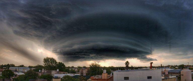 Fuertes tormentas afectaron zonas puntuales del sur de Córdoba