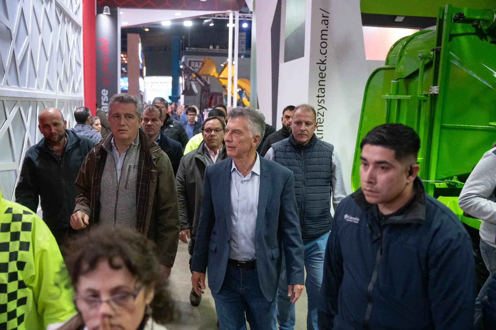 Macri visitó la Rural de Palermo y pidió que Argentina sea un país en el que se conviva dentro de la ley