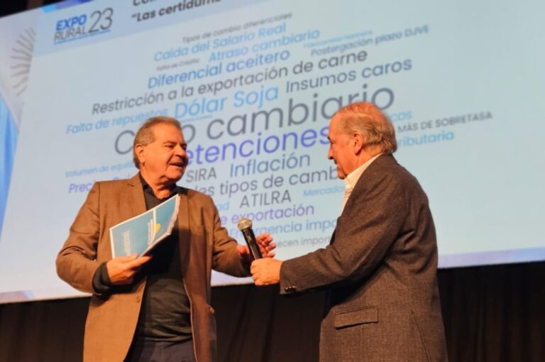 Busso en la Rural: “El gran desafío es acordar un modelo de país más federal”