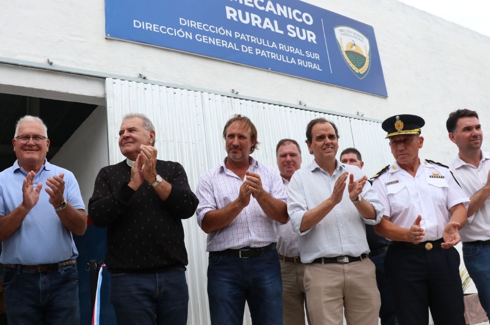Río Cuarto: inauguraron el primer taller mecánico para patrullas rurales