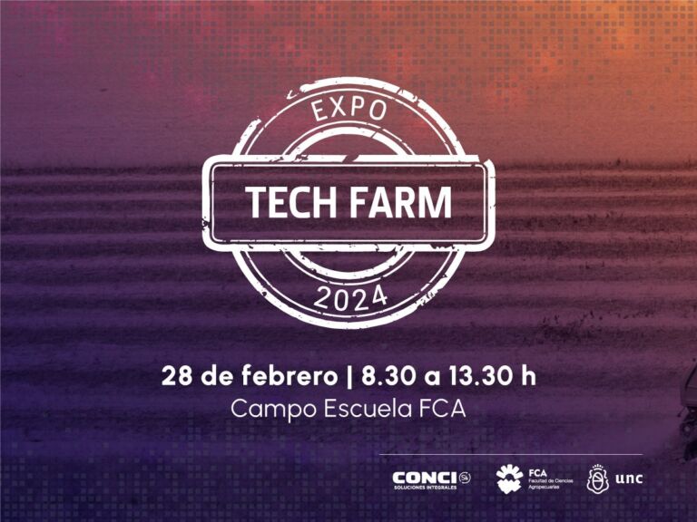 Llega la “EXPO: TECH FARM 2024” al Campo Escuela de Ciencias Agropecuarias de la UNC