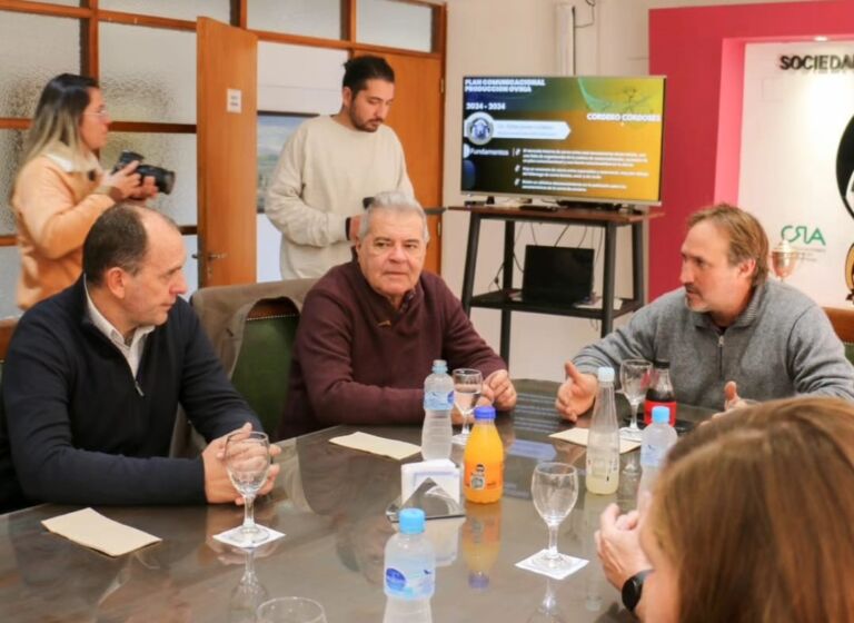Sergio Busso visitó Río Cuarto y se reunió con autoridades de la Rural