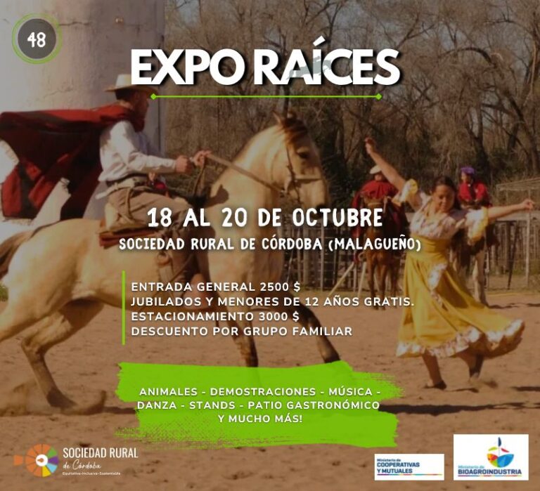 Ultimos detalles para la Expo Raíces: desde el 18 al 20 de Octubre en la Rural de Malagueño