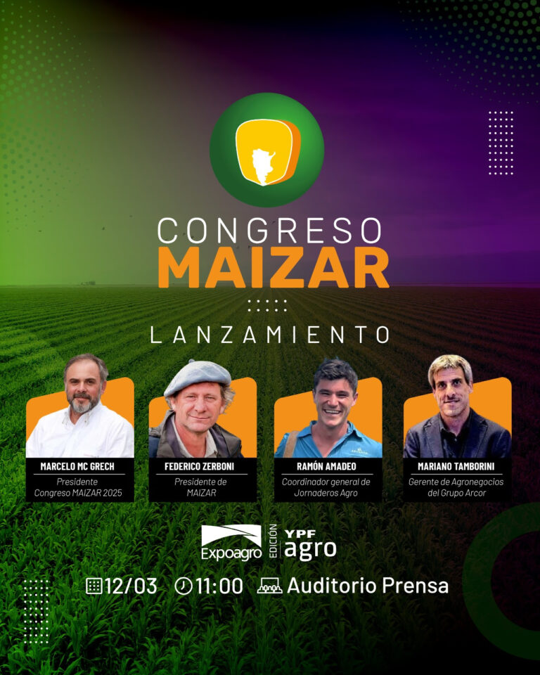 Maizar lanzará su tradicional Congreso en la edición 2025 de Expoagro