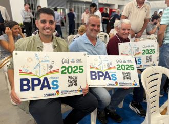 Entregaron aportes de BPA y maquinaria a productores de Leones y Pueblo Italiano en la Fiesta Nacional del Trigo