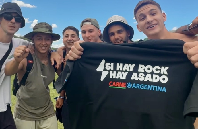 «¡Si hay rock, hay asado!»: La carne argentina conquistó a las nuevas generaciones en el Cosquín Rock 2026