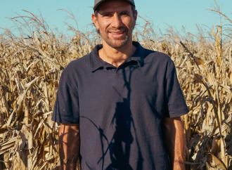 Leo Ponzio alcanzó rindes de 130 quintales en una cosecha de maíz marcada por la tecnología