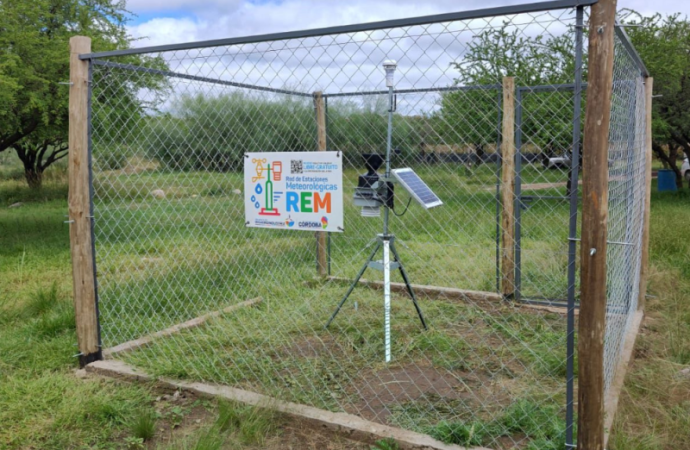 Traslasierra suma tecnología para el agro: habilitan una nueva estación meteorológica en San Javier