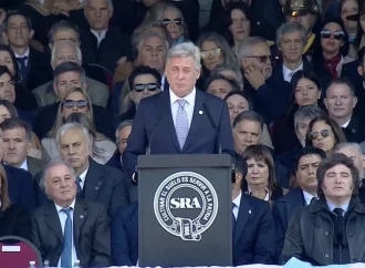 Nicolás Pino en la inauguración de la Rural: “Las retenciones deben dejar de existir, por ley y para siempre”