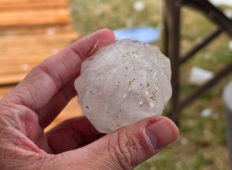 «Pelotas de tenis cayendo del cielo»: un fuerte temporal de granizo causó heridos y destrozos en Santa Fe y Córdoba